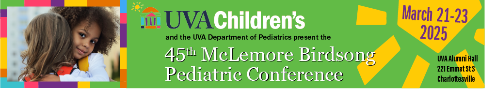 2025 45th McLemore Birdsong Pediatric Conference Banner